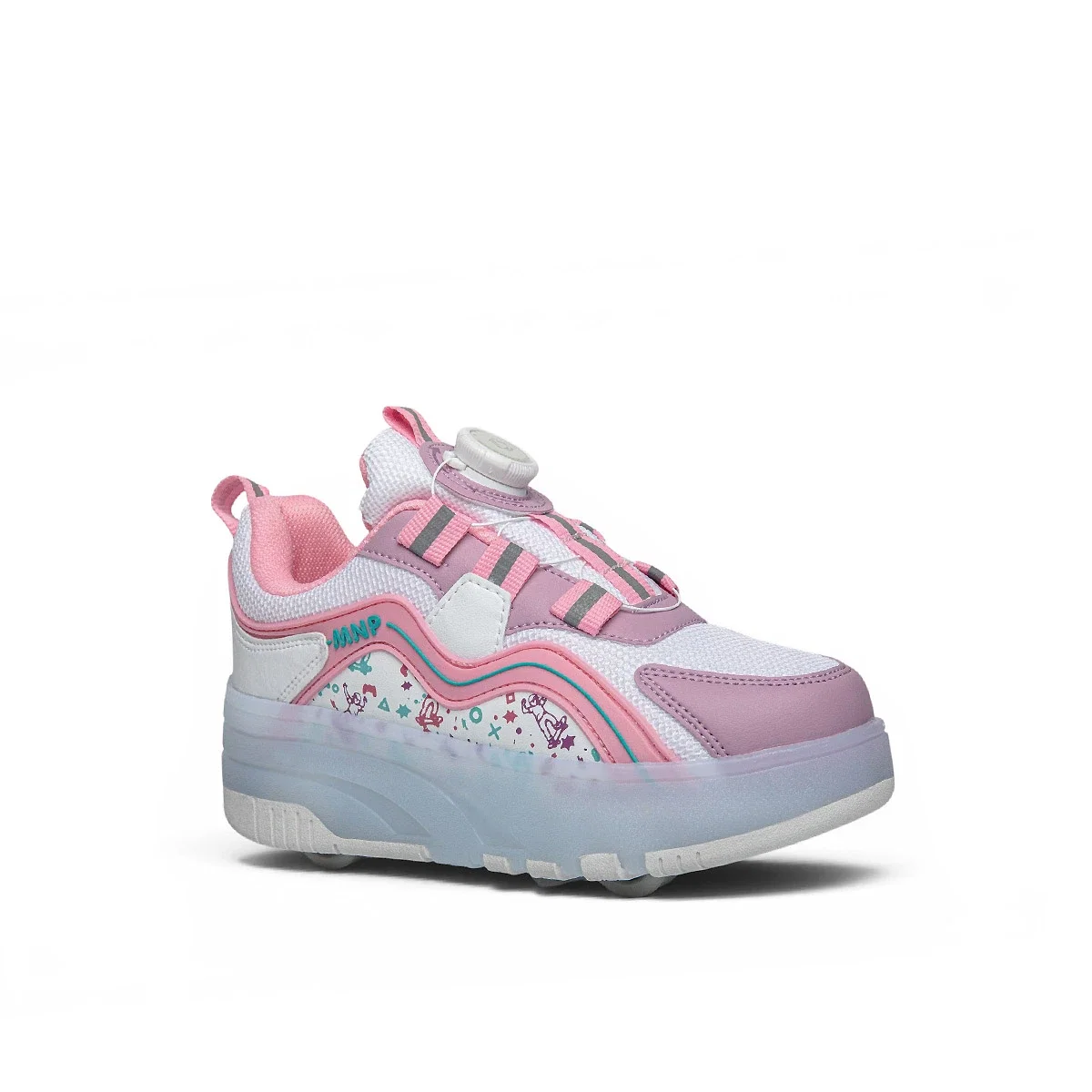 Minipa Filet Patenli 6504 Cilt Beyaz Pembe - Görsel 3