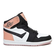 Lambirlent Garson Basket 807014 Cilt Siyah Beyaz Pudra