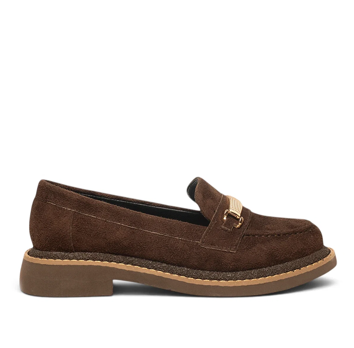 Genel Zenne Loafer 501 Süet Kahve - Görsel 1