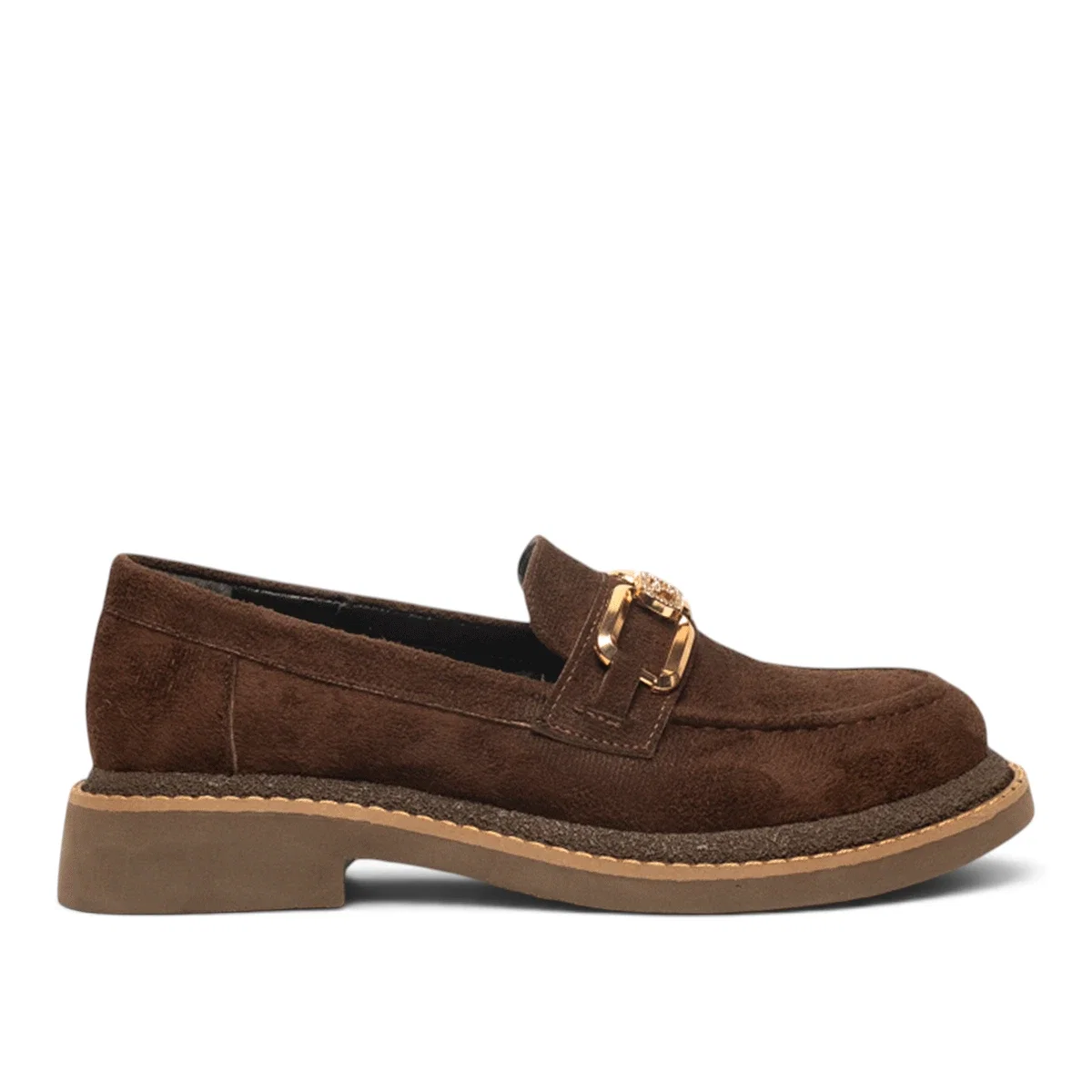 Genel Zenne Loafer 506 Süet Kahve - Görsel 1