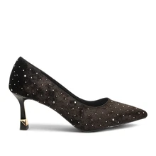 Renas Zenne Stiletto 227 Kadife Siyah