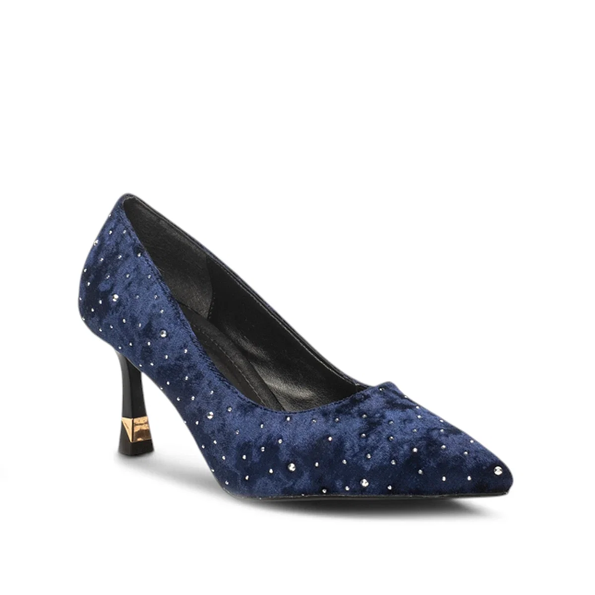 Renas Zenne Stiletto 227 Kadife Lacivert - Görsel 2