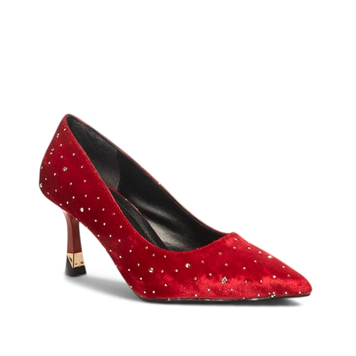 Renas Zenne Stiletto 227 Kadife Kırmızı - Görsel 2