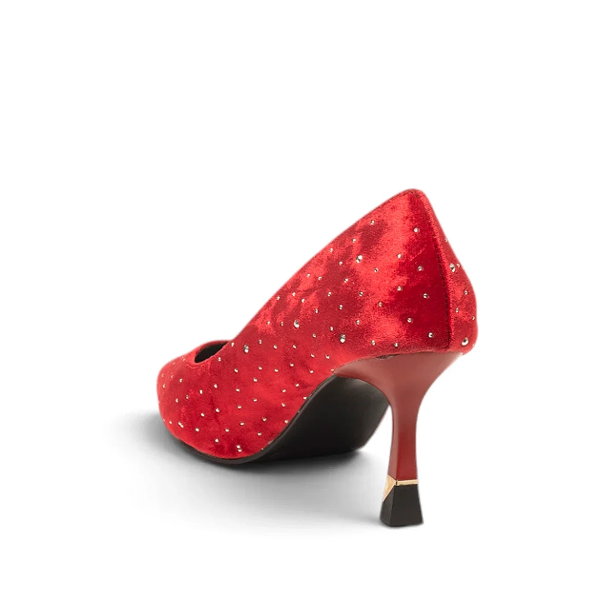 Renas Zenne Stiletto 227 Kadife Kırmızı - Görsel 3