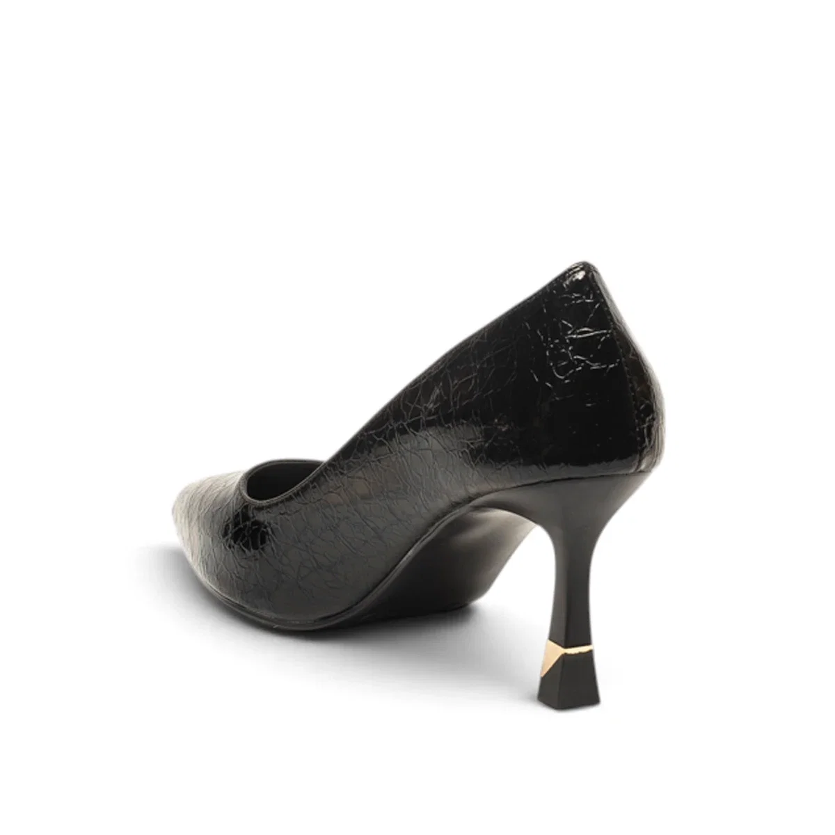 Renas Zenne Stiletto 2237 Kroko Siyah - Görsel 3
