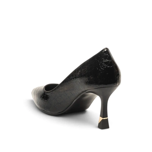 Renas Zenne Stiletto 2237 Kroko Siyah - Görsel 3