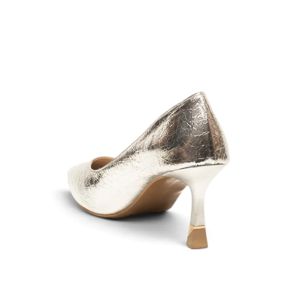 Renas Zenne Stiletto 2237 Kroko Gümüş - Görsel 3