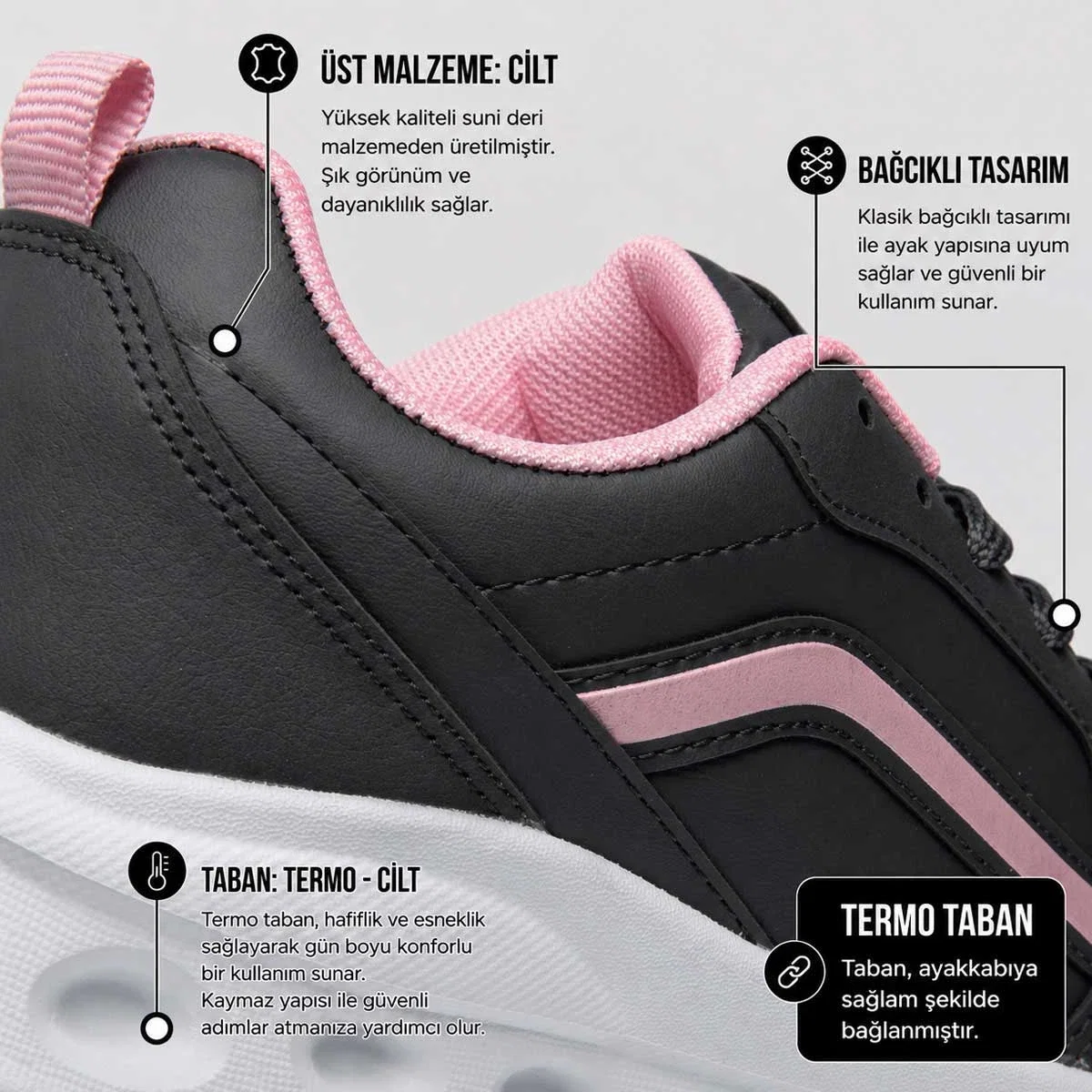 Awidox Zenne 490 Cilt Füme Pembe - Görsel 4