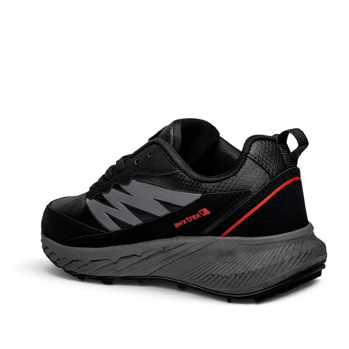 Awidox Erkek Treking 304 Cilt Siyah Kırmızı