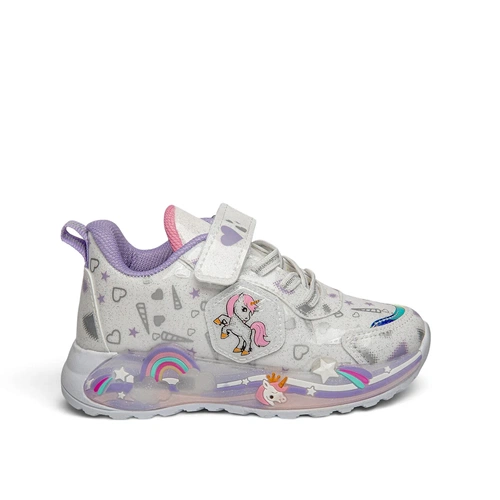 Minio Unicorn Patik 727 Cilt Beyaz Lila - Görsel 1