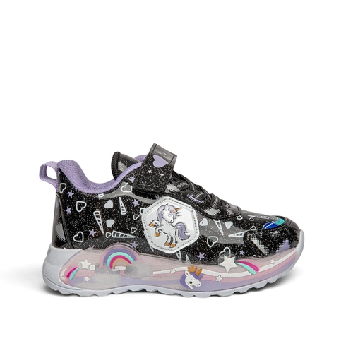 Minio Unicorn Patik 727 Cilt Siyah Lila - Görsel 1