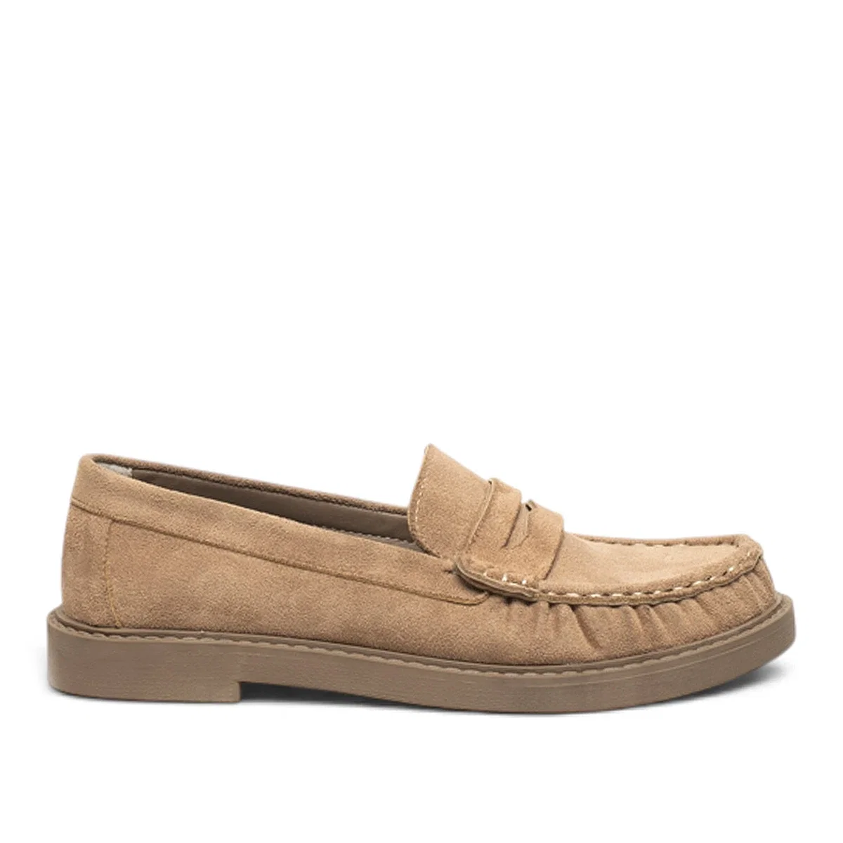 Genel Zenne Loafer 07 Süet Vizon - Görsel 1
