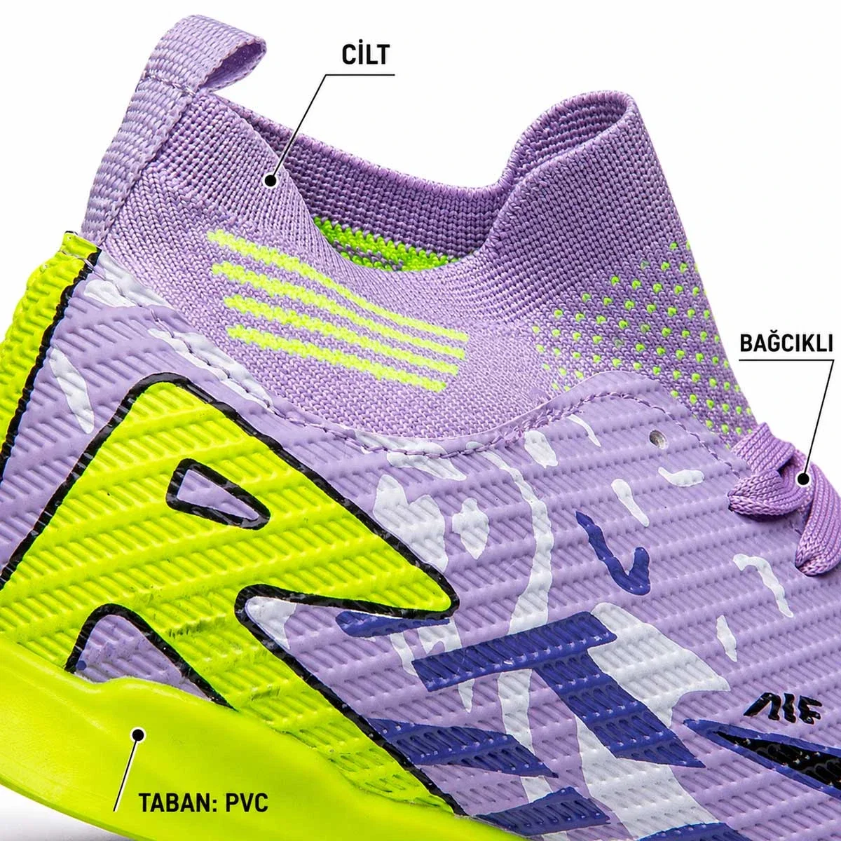 Xr Garson 01 Halı Saha Lila Sarı