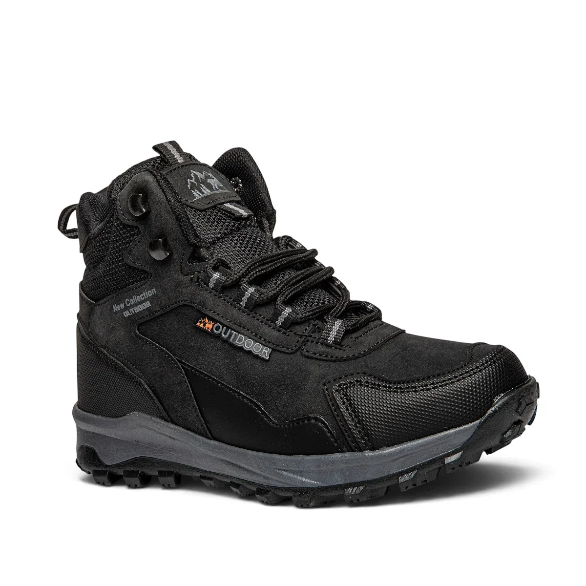 Lambirlent Garson Trekking Bot 1250-1 Cilt Denye Füme Siyah