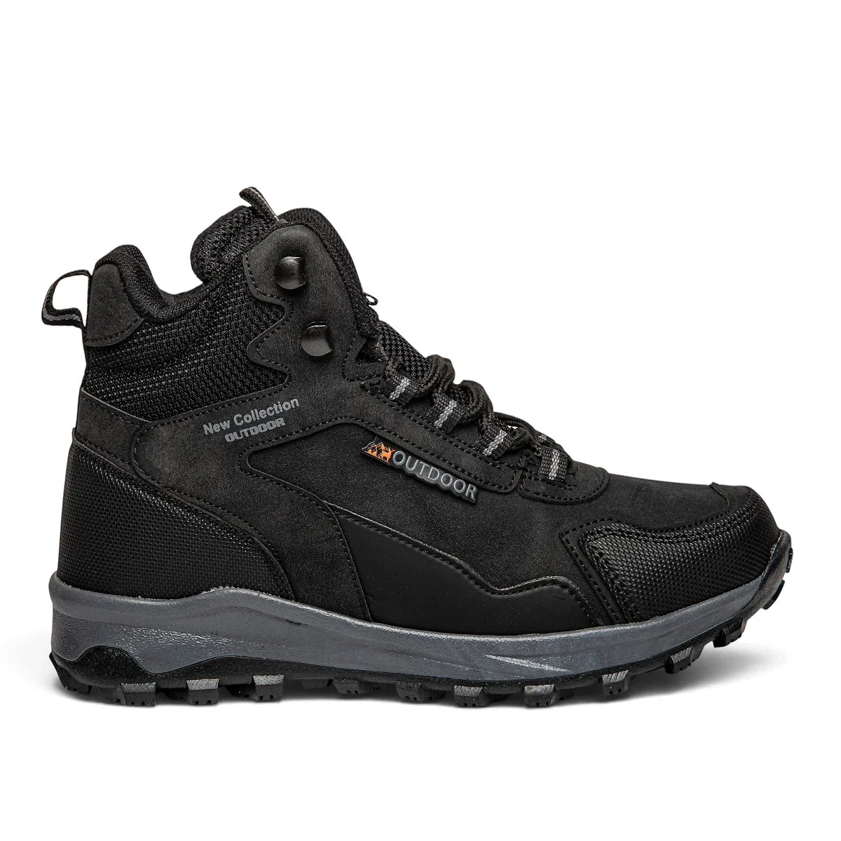 Lambirlent Garson Trekking Bot 1250-1 Cilt Denye Siyah Füme - Görsel 1