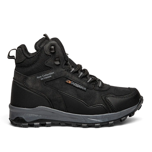 Lambirlent Garson Trekking Bot 1250-1 Cilt Denye Siyah Füme - Görsel 1
