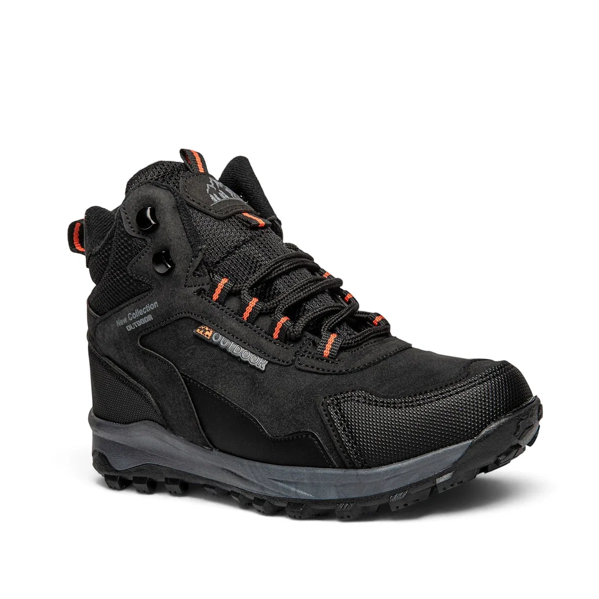 Lambirlent Garson Trekking Bot 1250-4 Cilt Denye Siyah Oranj