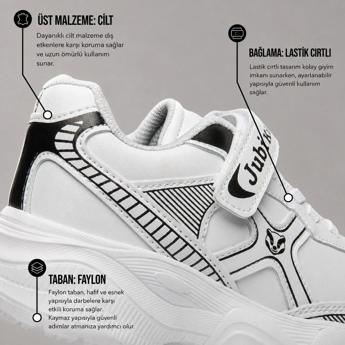 Jubi Kids Filet 009 Cilt Beyaz Siyah - Görsel 4