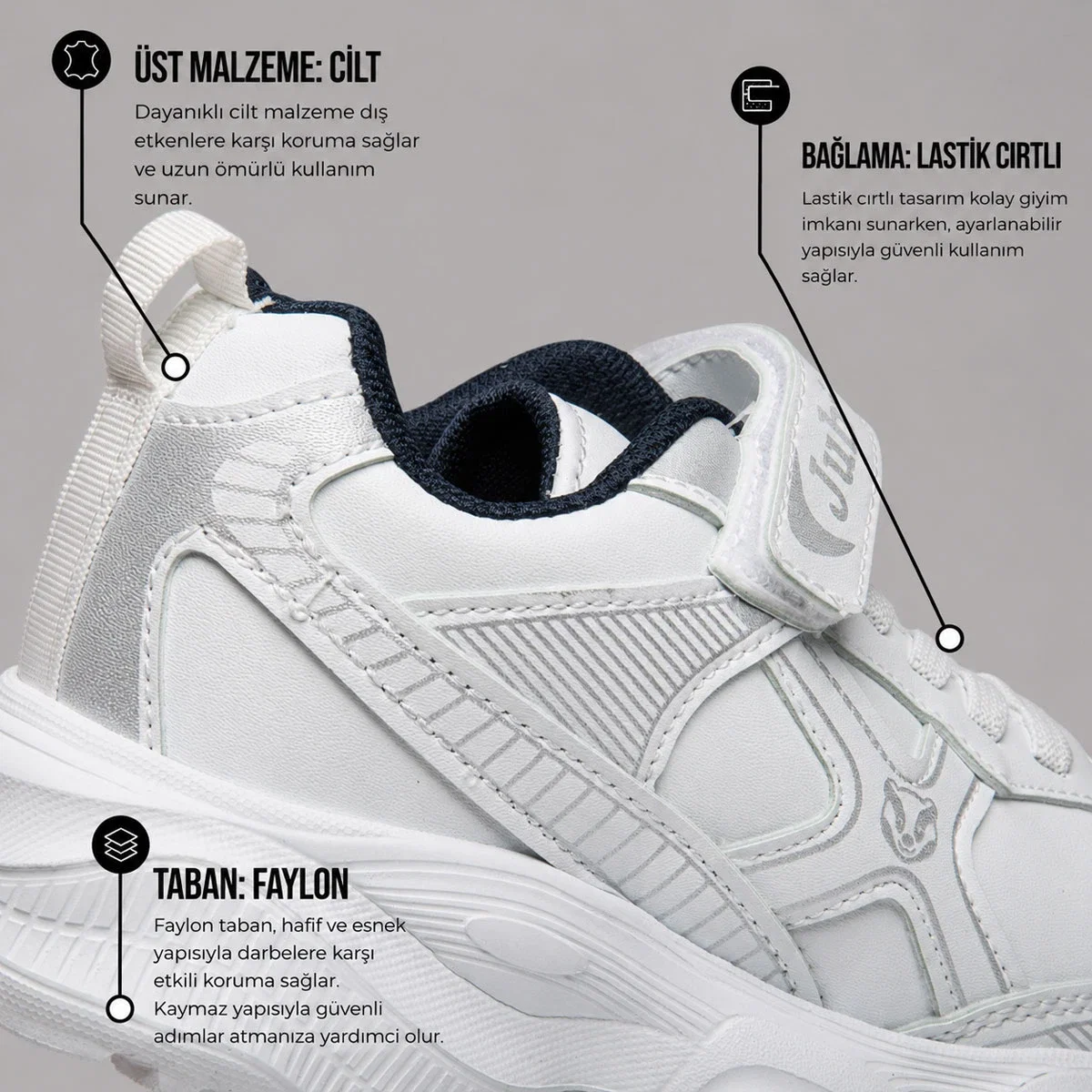 Jubi Kids Filet 009 Cilt Beyaz Gümüş - Görsel 4