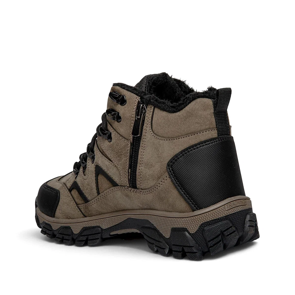 Wanderfull Erkek 3032 Bot Cilt Vizon Siyah Oranj