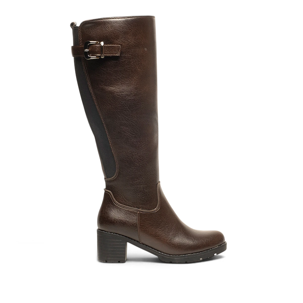 Genel Zenne Çizme Topuklu 766 Cilt-jk Kahve