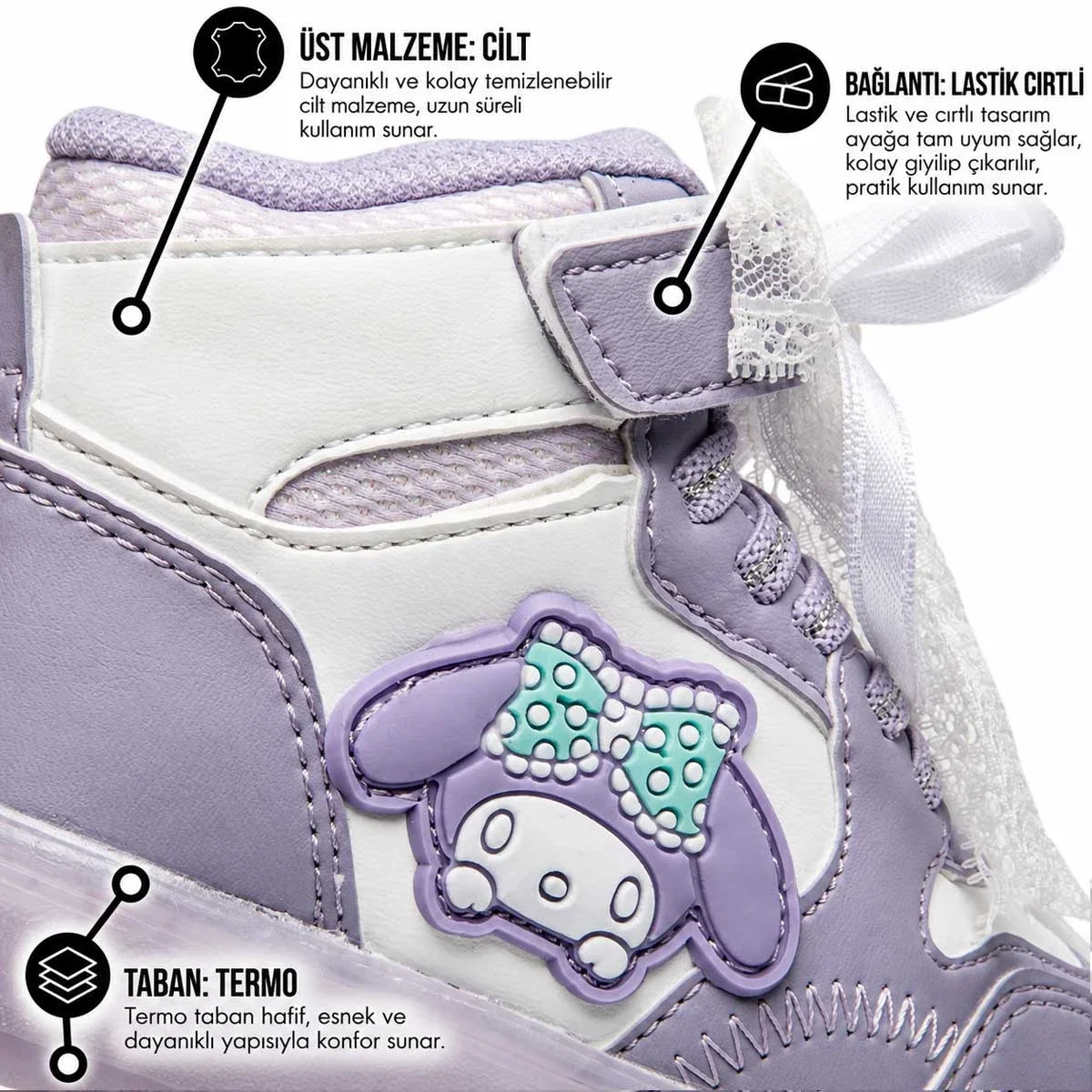 Conpax Kids Bebe 300 Cilt Lila Beyaz - Görsel 4