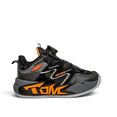 Tomwins Patik T34-4 Cilt Füme Siyah Oranj - Görsel 1
