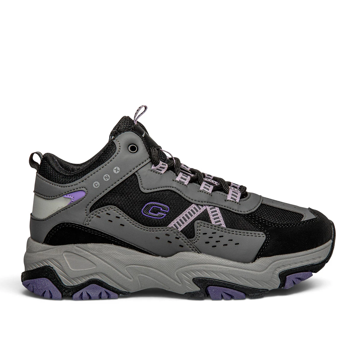 Conpax Zenne Basket 9310 Cilt Denye Siyah Mor