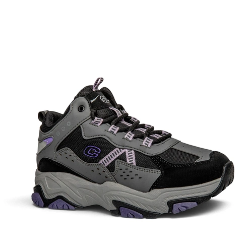Conpax Zenne Basket 9310 Cilt Denye Siyah Mor - Görsel 2