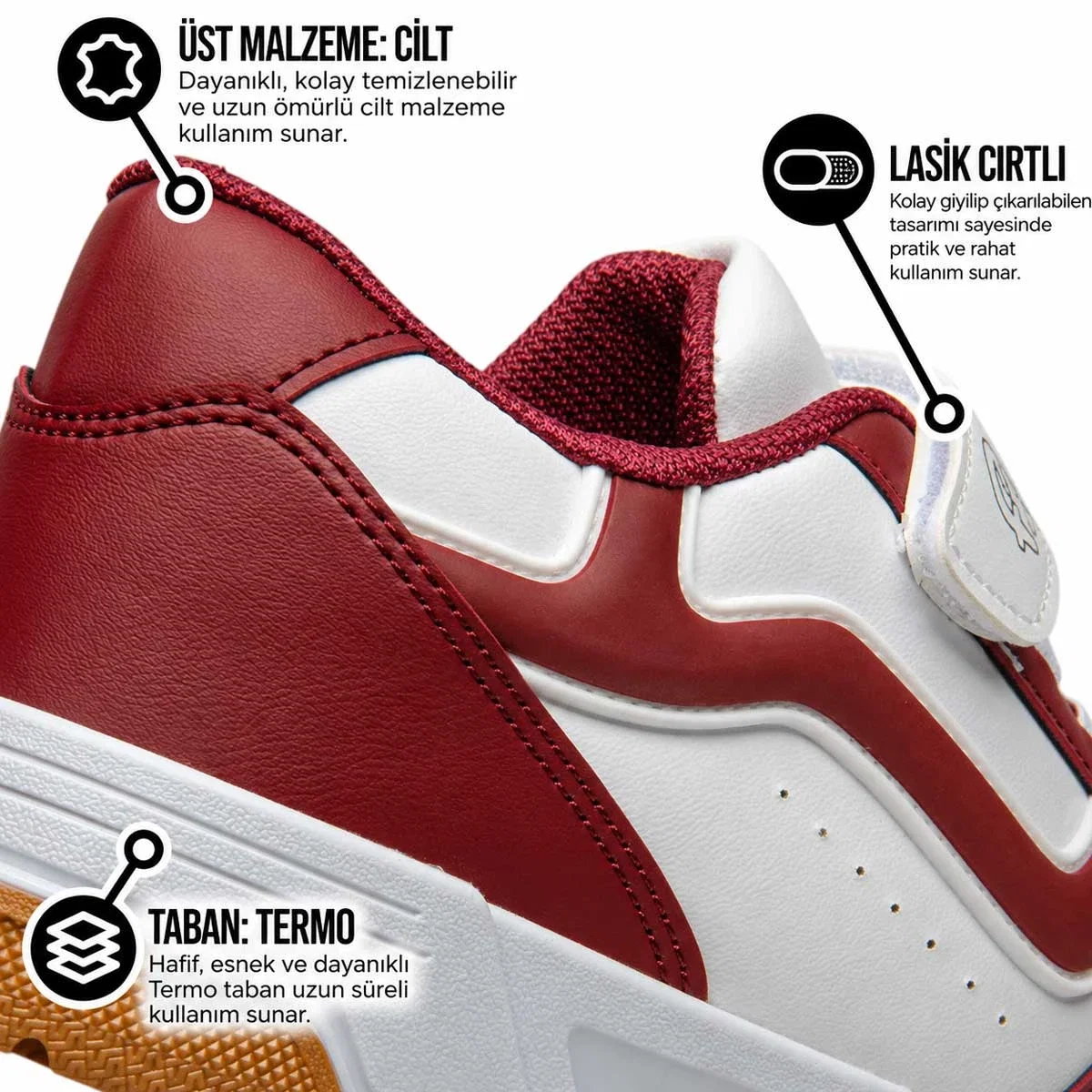 Waykers Filet 2512 Cilt Beyaz Bordo
