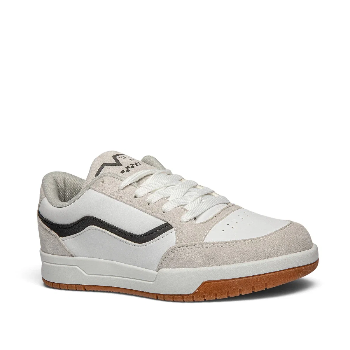 Crosberg Zenne 2608 Süet Beyaz Taş