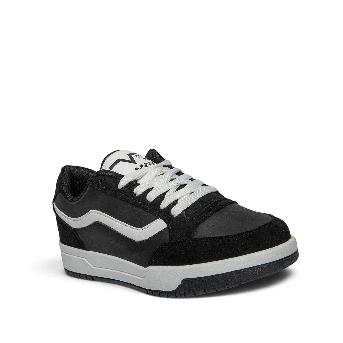 Crosberg Zenne 2608 Süet Siyah Beyaz