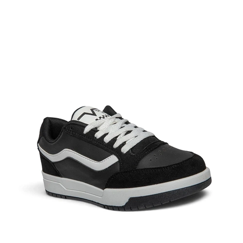 Crosberg Zenne 2608 Süet Siyah Beyaz - Görsel 2