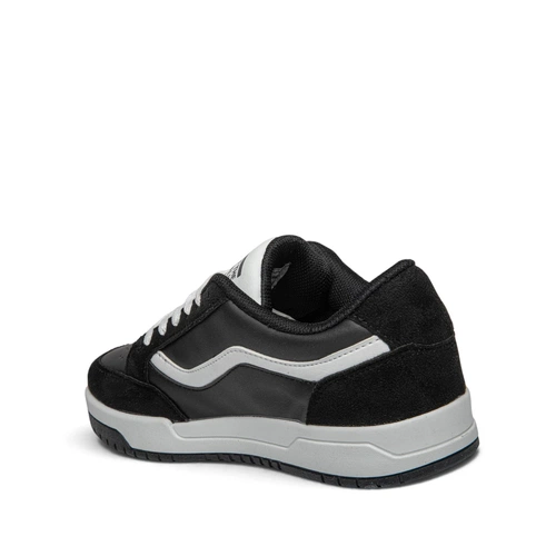 Crosberg Zenne 2608 Süet Siyah Beyaz - Görsel 3