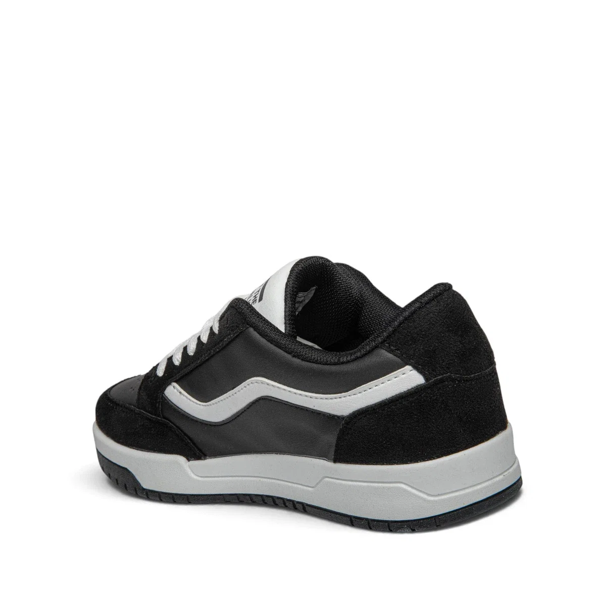 Crosberg Zenne 2608 Süet Siyah Beyaz