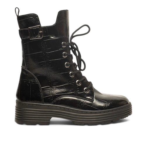 Genel Zenne Bot S275 Kroko Siyah - Görsel 1