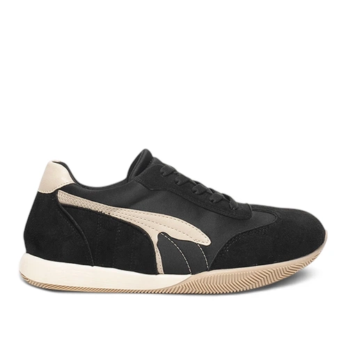 Diva Mod Zenne Spor 5300 Süet Siyah-bej - Görsel 1