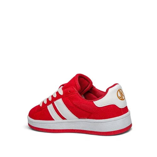 Jubi Kids Filet 035 Deri Tozu Kırmızı Beyaz - Görsel 3