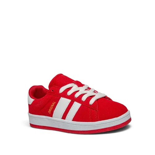 Jubi Kids Filet 035 Deri Tozu Kırmızı Beyaz - Görsel 2