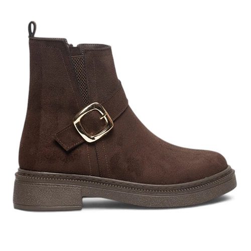Genel Zenne Bot 312 Süet Kahve - Görsel 1