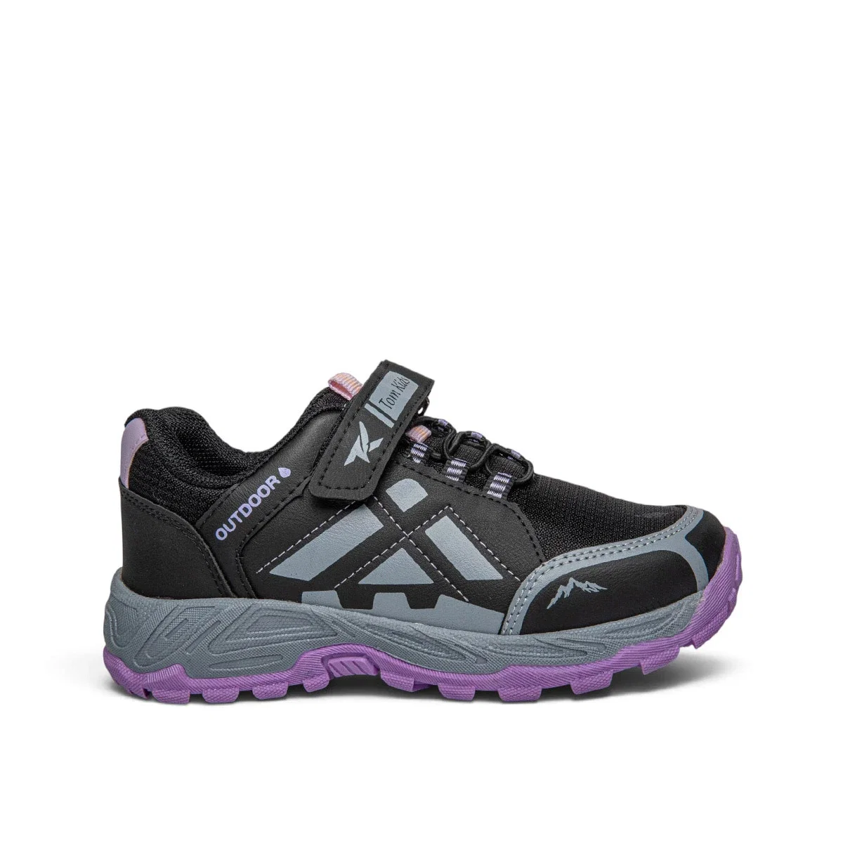 Tomkids Filet Trekking 02 Cilt Denye Siyah Lila - Görsel 1