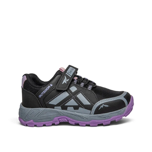 Tomkids Filet Trekking 02 Cilt Denye Siyah Lila - Görsel 1