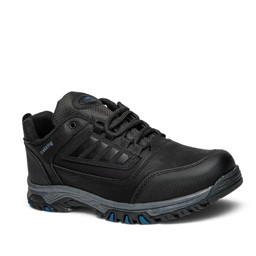 Wanderfull Erkek Battal 3023 Trekking Cilt Siyah Füme Sax - Görsel 2