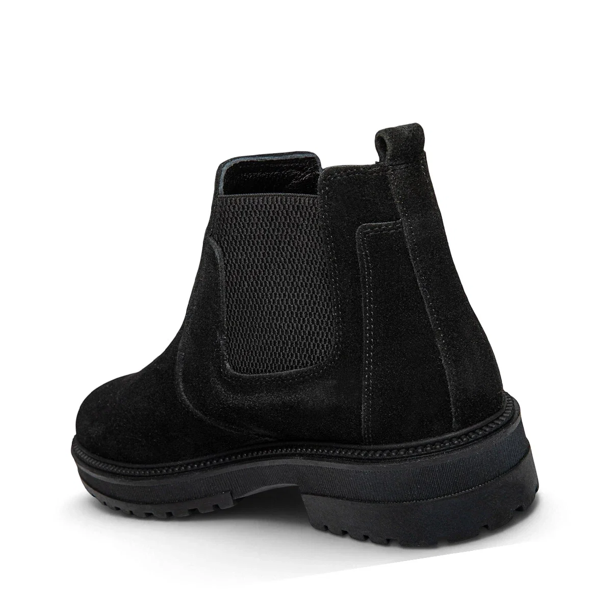 Moon Shoes Erkek Bot Deri 515 Süet Siyah
