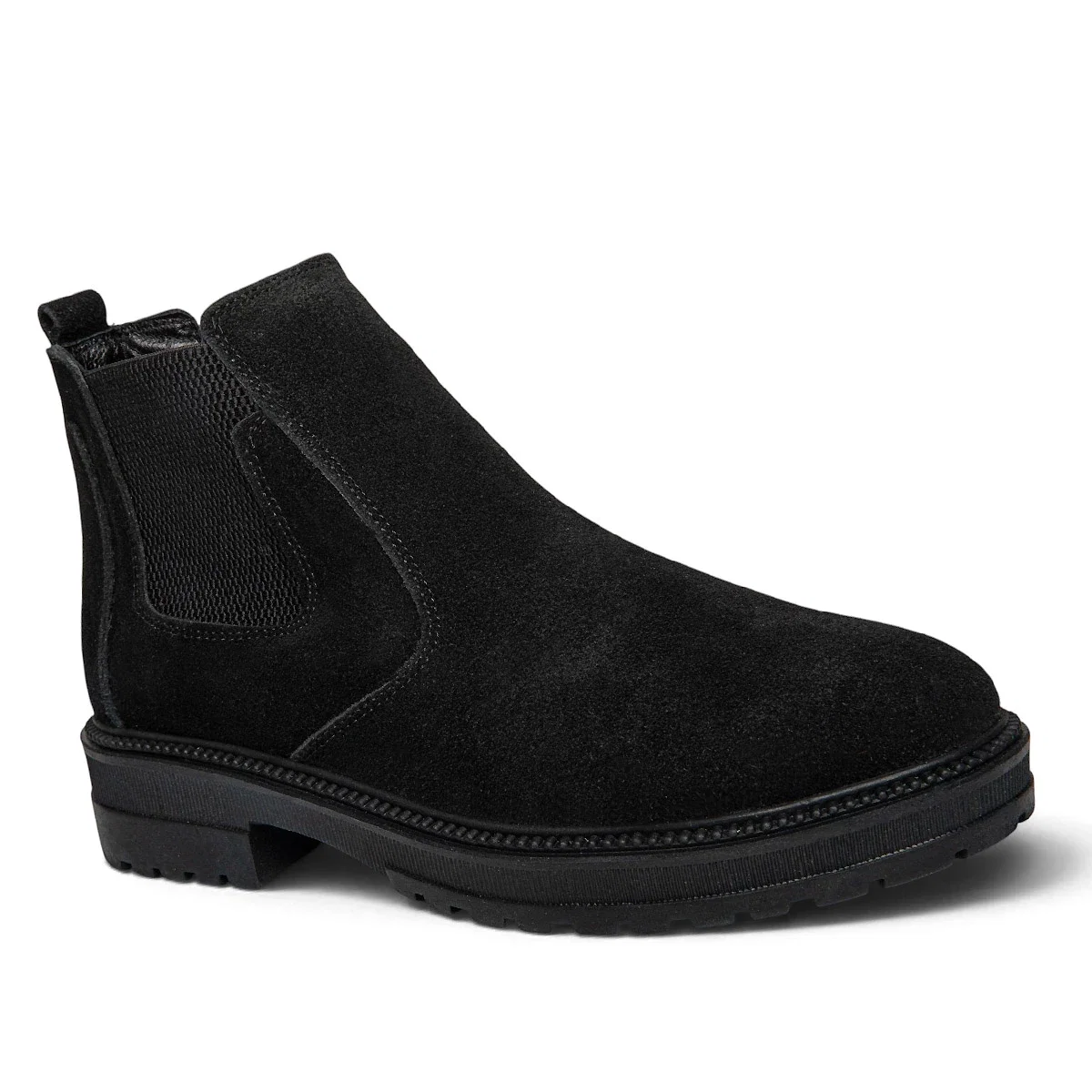 Moon Shoes Erkek Bot Deri 515 Süet Siyah