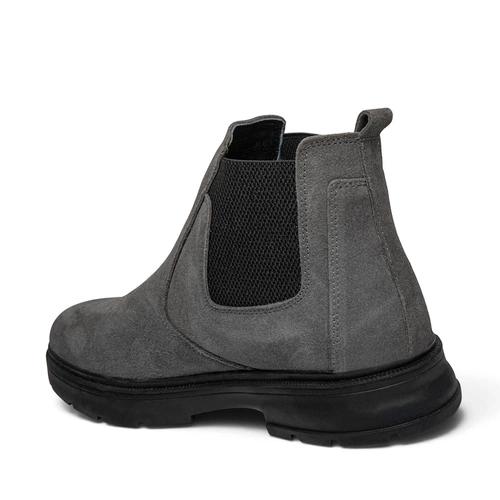 Moon Shoes Erkek Bot Deri 515 Süet Füme - Görsel 3