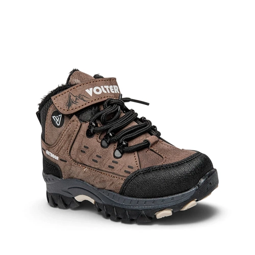 Volter Patik Bot 020 Cilt Kahve Siyah - Görsel 2