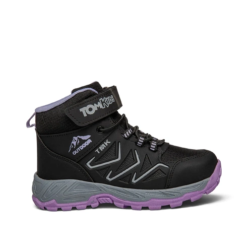 Tomkids Filet Bot 630 Cilt Denye Siyah Lila 28-35 - Görsel 1