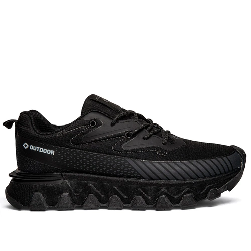 Solazer Erkek Spor 072 Waterproof Cilt Denye Siyah Siyah - Görsel 1