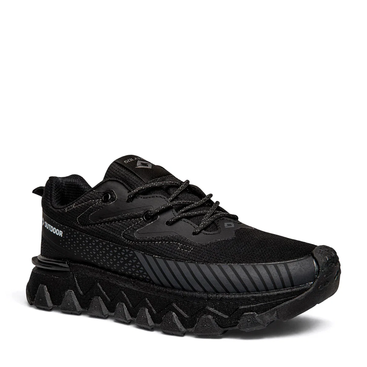 Solazer Erkek Spor 072 Waterproof Cilt Denye Siyah Siyah - Görsel 2